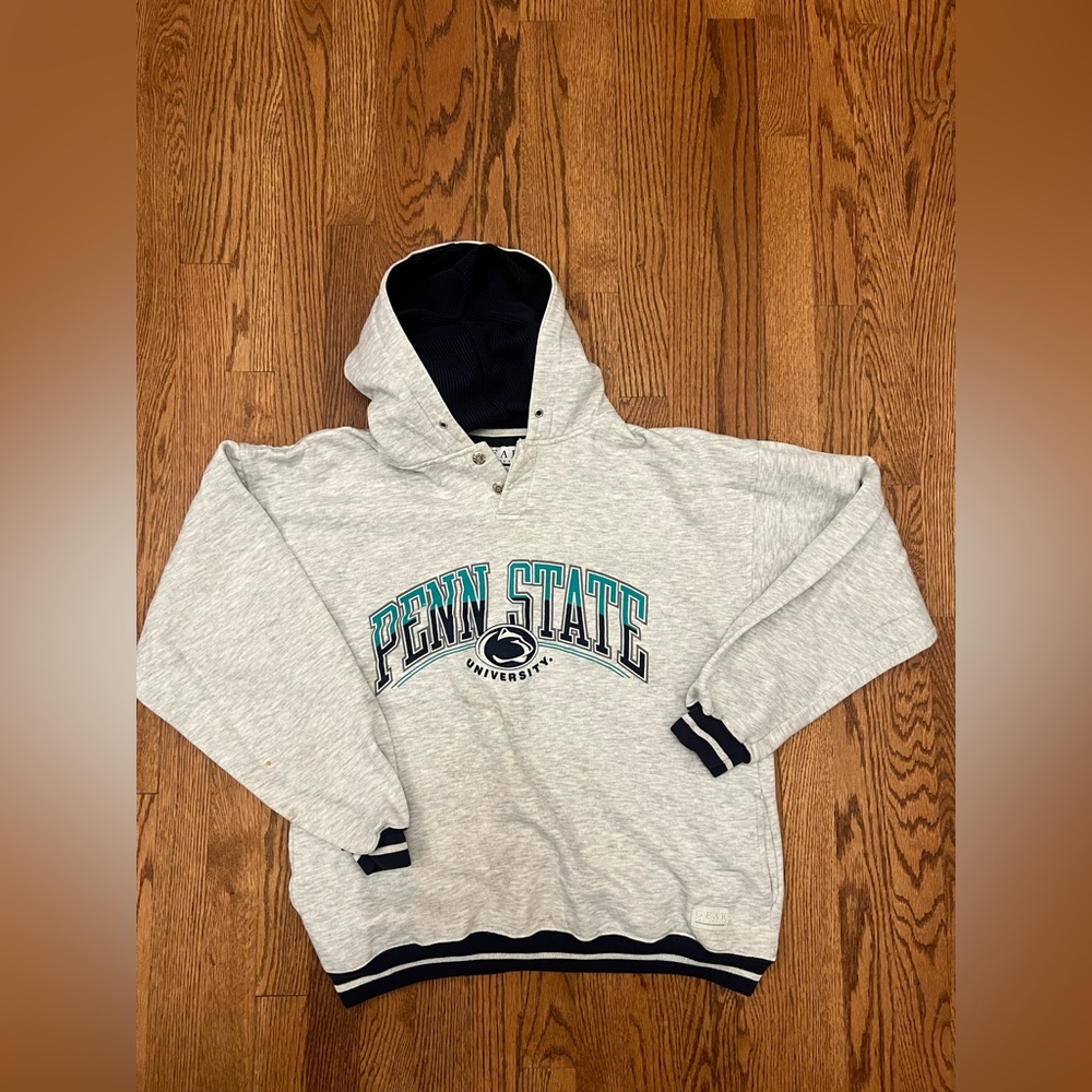 Vintage 80s GEAR For Sports Sweatshirt fleece Pullover Penn State Men’s Large